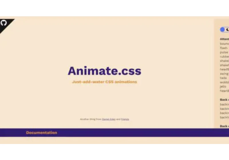 Top CSS Animation Libraries