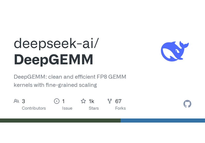 DeepSeek Open Sources DeepGEMM: Clean and efficient FP8 GEMM kernels