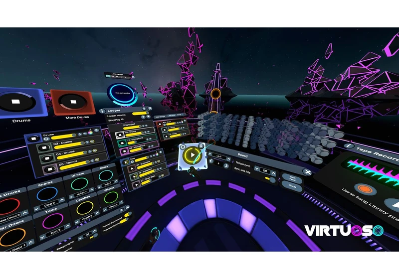 Virtuoso preview: a virtual music creation sandbox for your inner musician’s inner child