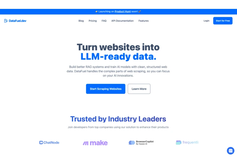 Show HN: DataFuel.dev – Turn websites into LLM-ready data