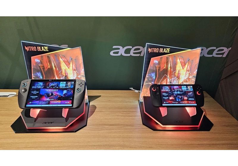  Acer’s gaming handhelds go big with 9- and 11-inch displays – Nitro Blaze 8, Blaze 11 pack AMD 8840HS CPUs 