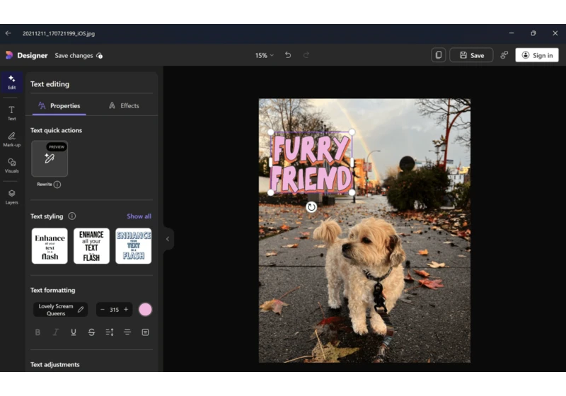 Windows Photos adds fancy editing features from other Microsoft apps