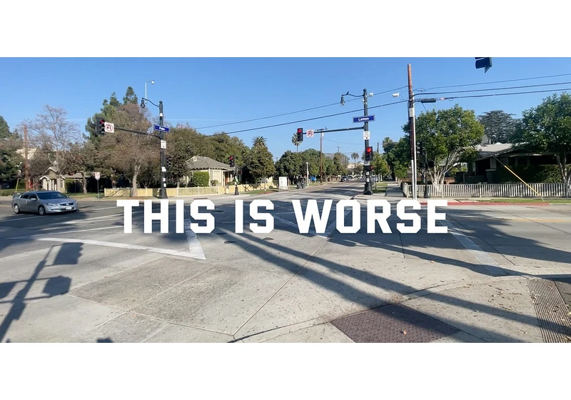 Making an Intersection Unsafe for Pedestrians to Save Seconds for Drivers