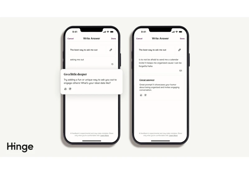  Hinge's AI can help make your dating profile shine – and maybe win at the game of love 