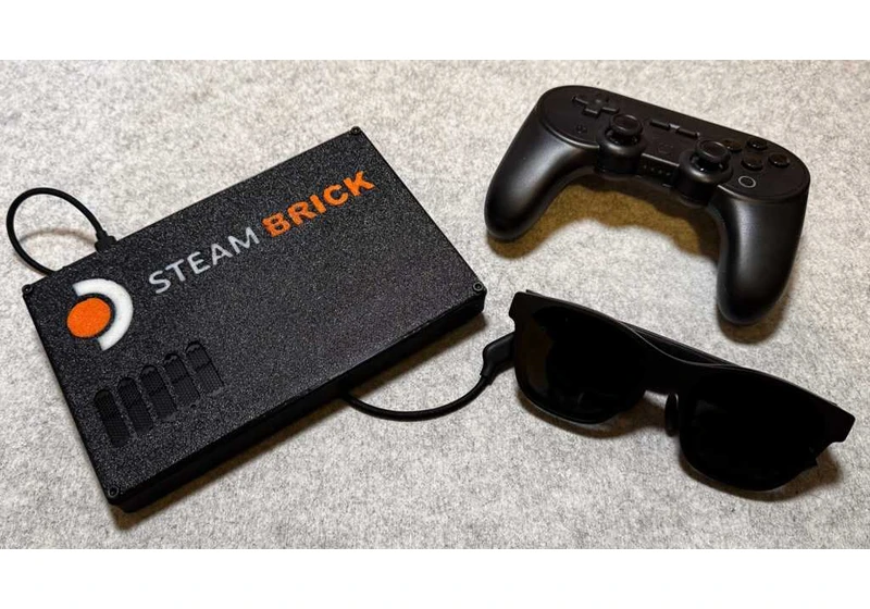 A modder made a ‘Steam Brick’ mini PC out of a Steam Deck