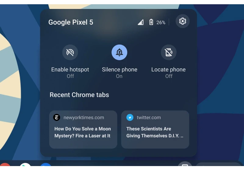 Google Chrome OS adds a Phone Hub, Nearby Share, and Tote files