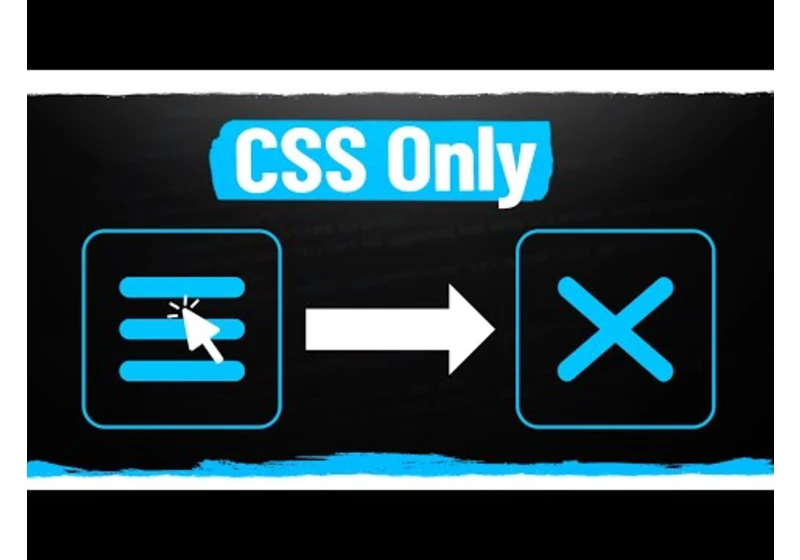 How To Build An Animated Hamburger Menu With Only CSS