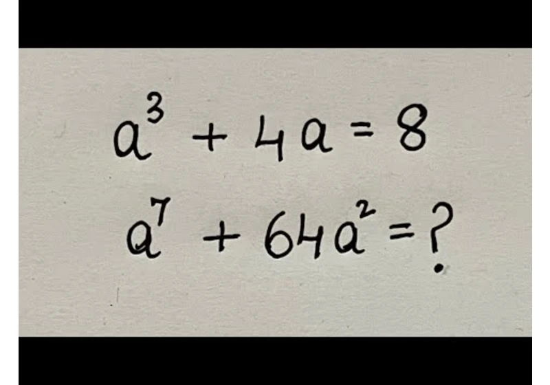 Can you solve this Algebra Problem ?