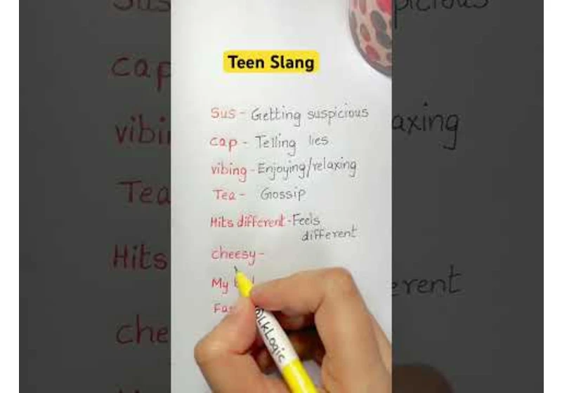 Teen Slang