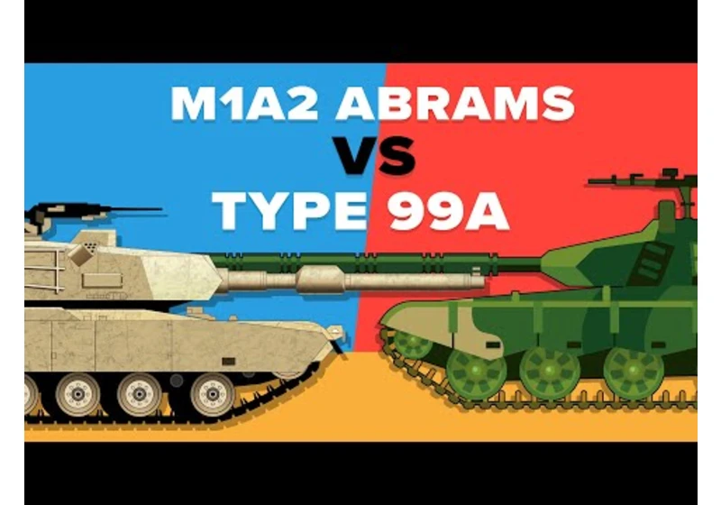 US M1 Abrams vs Chinese Type 99 - Tank Battle (Military Comparison)