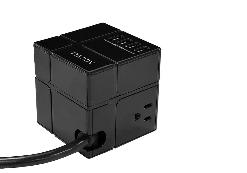 Accell Power Cube review: This minimalist surge protector delivers maximalist USB charging and flexibility