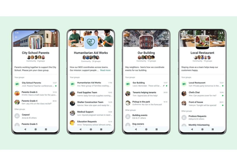 WhatsApp’s new ‘Communities’ feature is like a messaging-based social network