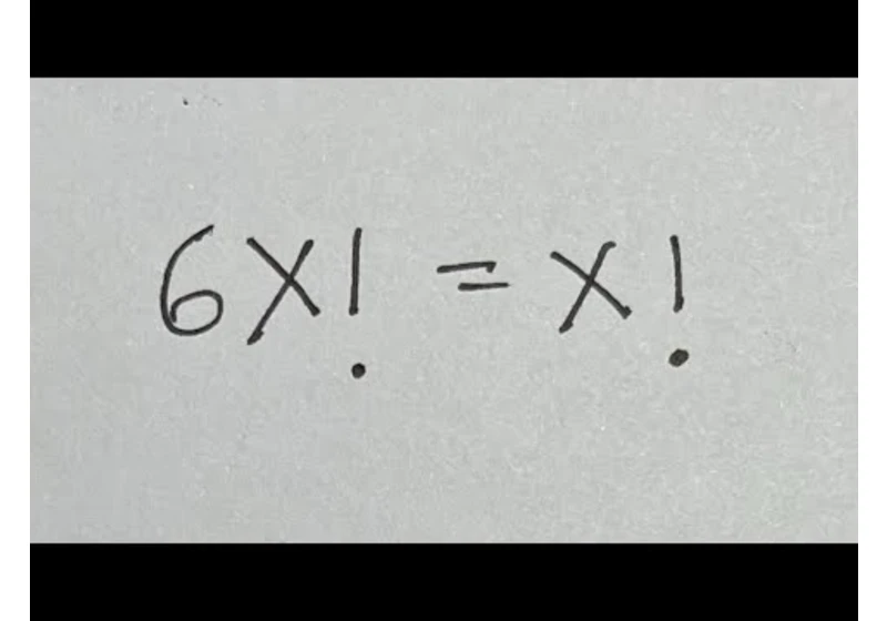 Costa Rica | A Nice Factorial Problem | You should know this!