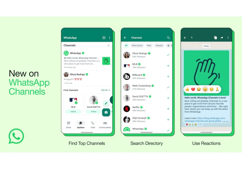 WhatsApp Channels are expanding to 150 countries