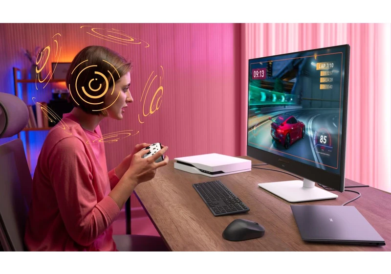 Dell's new 4K QD-OLED monitor comes with spatial audio