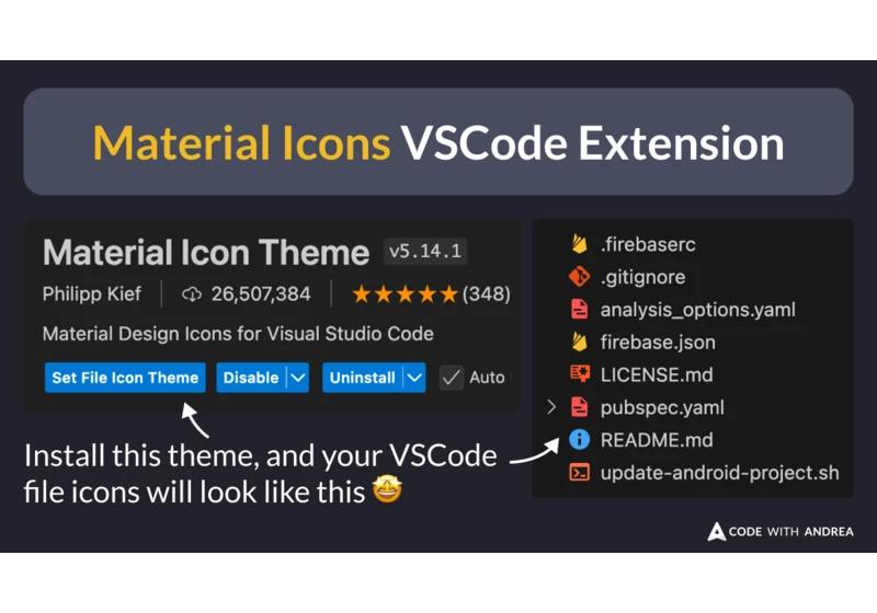 Material Icons Theme (VSCode Extension)