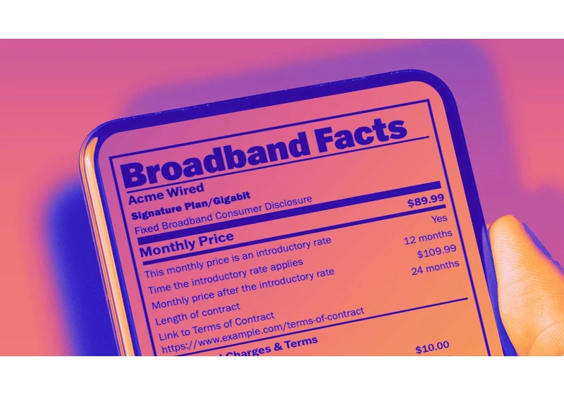 FCC's 'Broadband Nutrition Labels' Are Now Mandatory for All Internet Providers