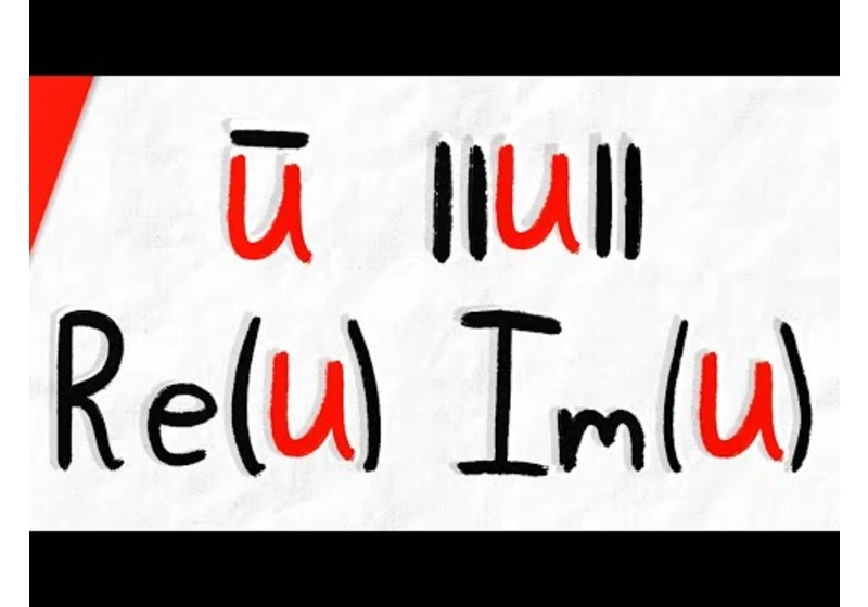 Complex Conjugate, Re, Im, and Magnitude of Complex Vectors | Linear Algebra Exercises