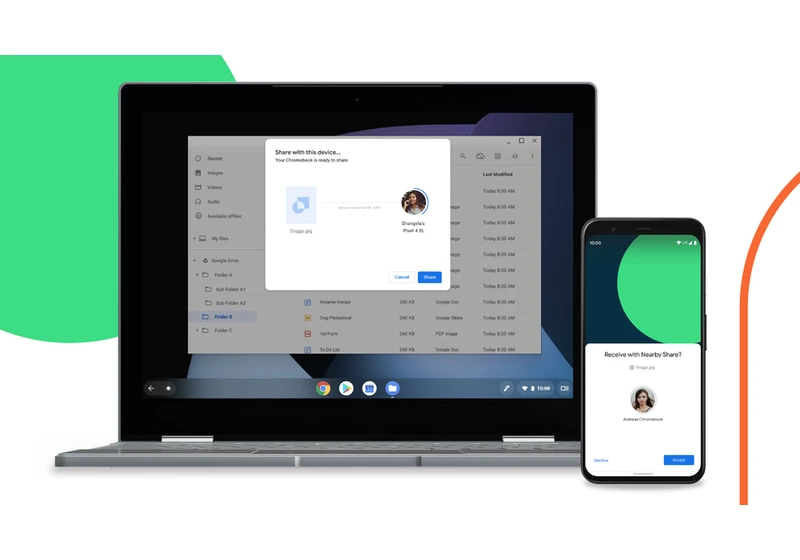 Nearby Share, AirDrop's rival, adds new Chromebook perk — no more 'self-emails' to send files to your own devices