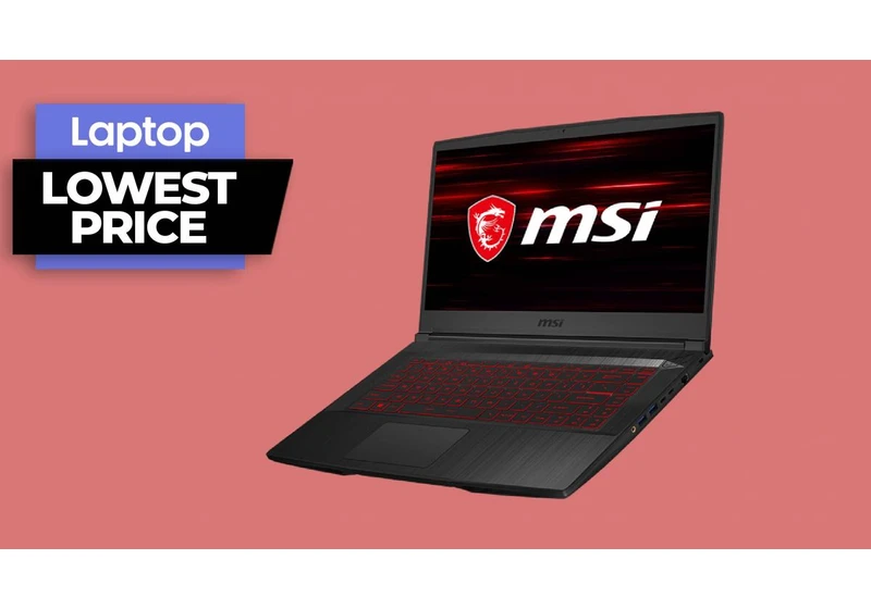 MSI GF65 RTX 3060 gaming laptop hits record low price of $799