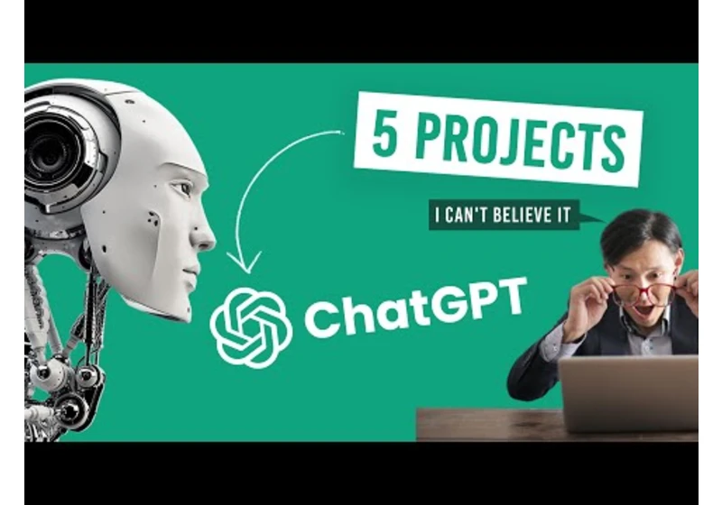 5 Javascript Projects built by ChatGPT AI | Html CSS