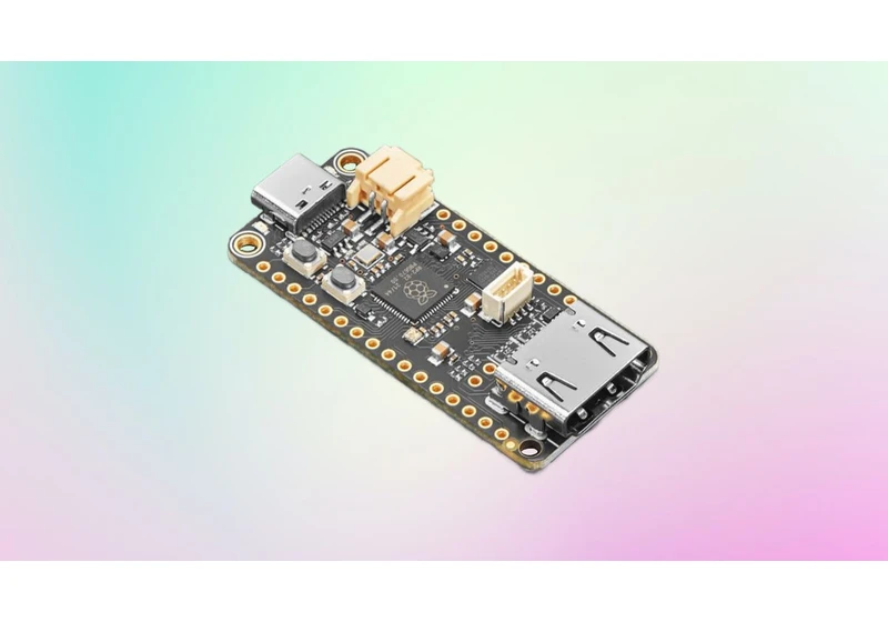  Adafruit Feather RP2040 DVI Has Built-in Video Out, Raspberry Pi Silicon 