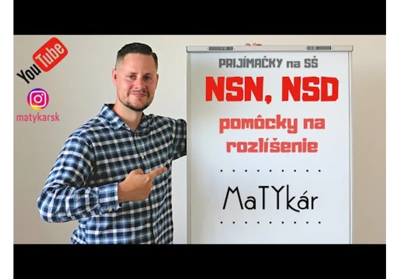 PRIJÍMAČKY na SŠ - NSN, NSD | pomôcky na najmenší spoločný násobok a najväčší spoločný deliteľ