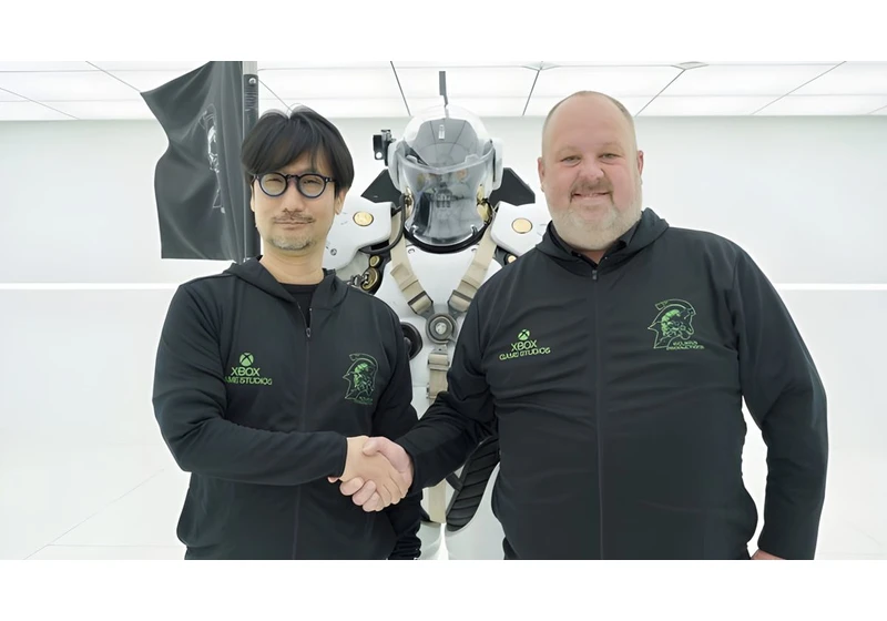  Aaron Greenberg visits Kojima Productions with Xbox Game Studios to discuss cloud engineering in cool hoodies 