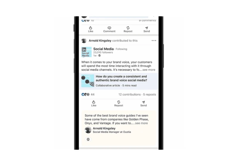 LinkedIn launches collaborative articles for users to share insights and advice