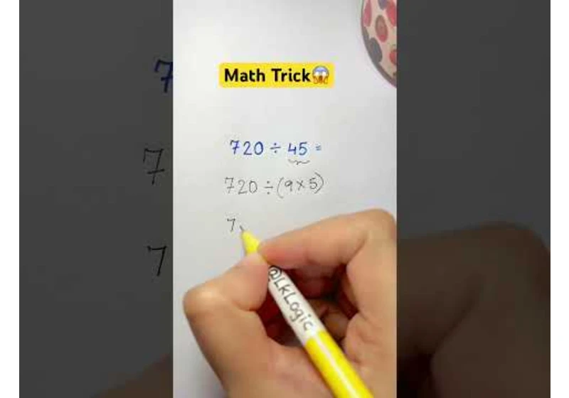 Math Trick 😱