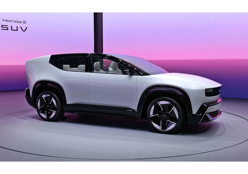 A closer look at the slick Honda 0 SUV and Saloon prototypes at CES 2025