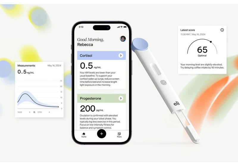 This saliva-testing wand knows how stressed you are