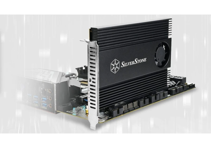  Silverstone supports four NVMe M.2 SSDs in a single-slot PCIe card 