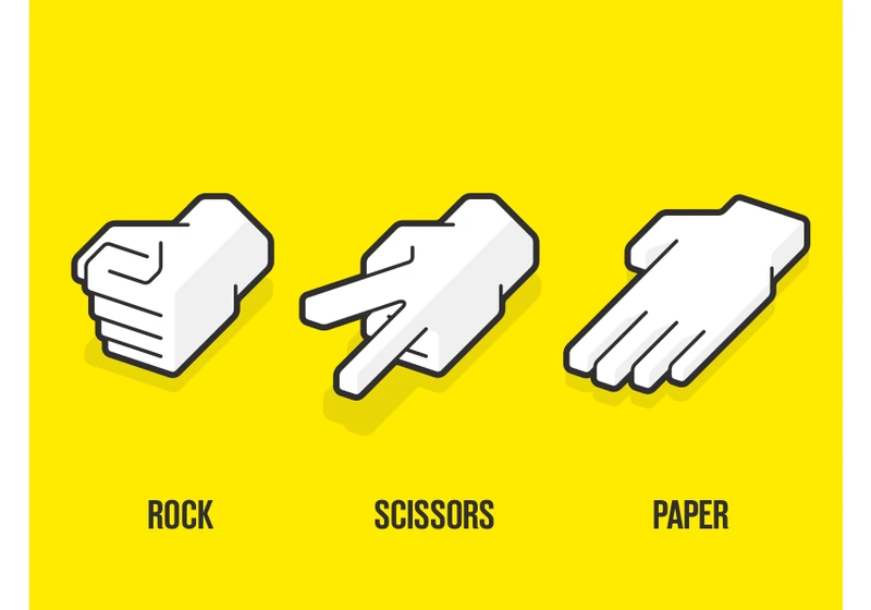 Rock, Paper And Scissor Game In Dart Programming Language With AI.