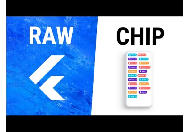 Flutter RawChip Widget