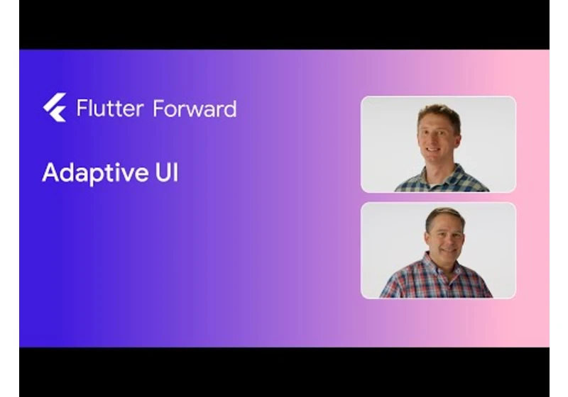 Adaptive UI for a multiplatform world