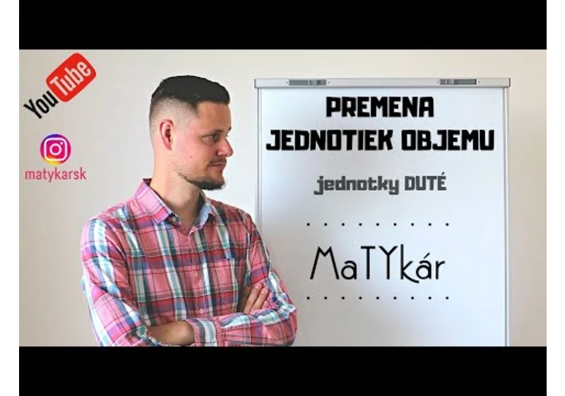 PREMENA JEDNOTIEK OBJEMU | jednotky DUTÉ - vysvetlenie, príklady