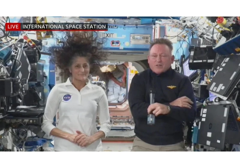 Astronauts Stranded in Space Give Update on Life on the ISS