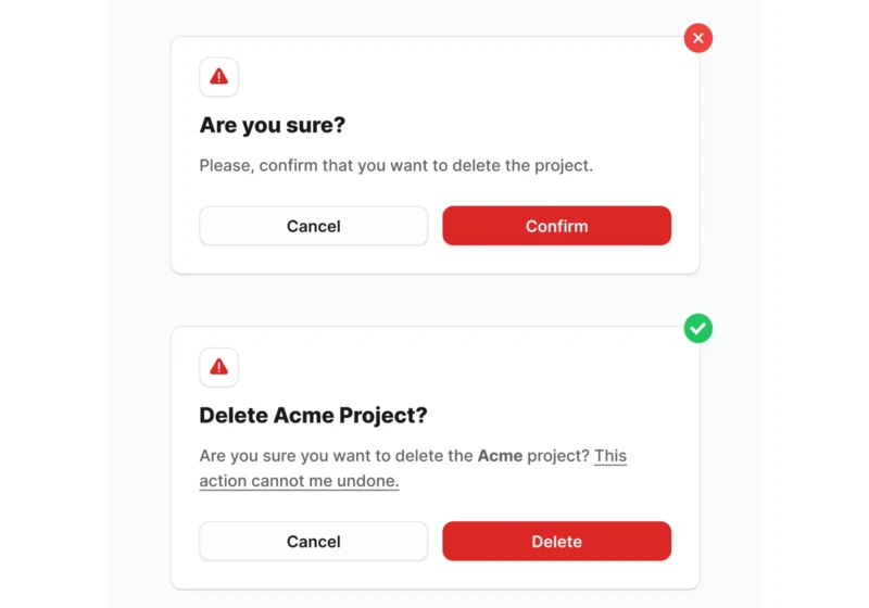 How To Manage Dangerous Actions In User Interfaces