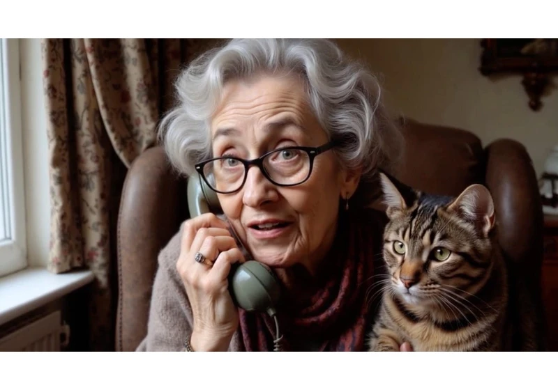 AI Granny and Her Cat Fluffy Go After Phone Spammers