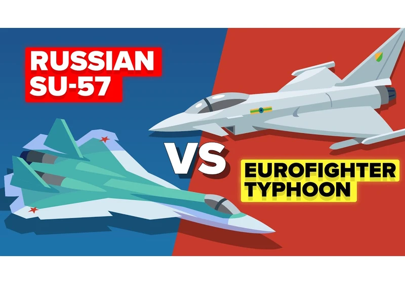 Russian SU-57 vs Eurofighter Typhoon - Which Fighter Jet Wins?