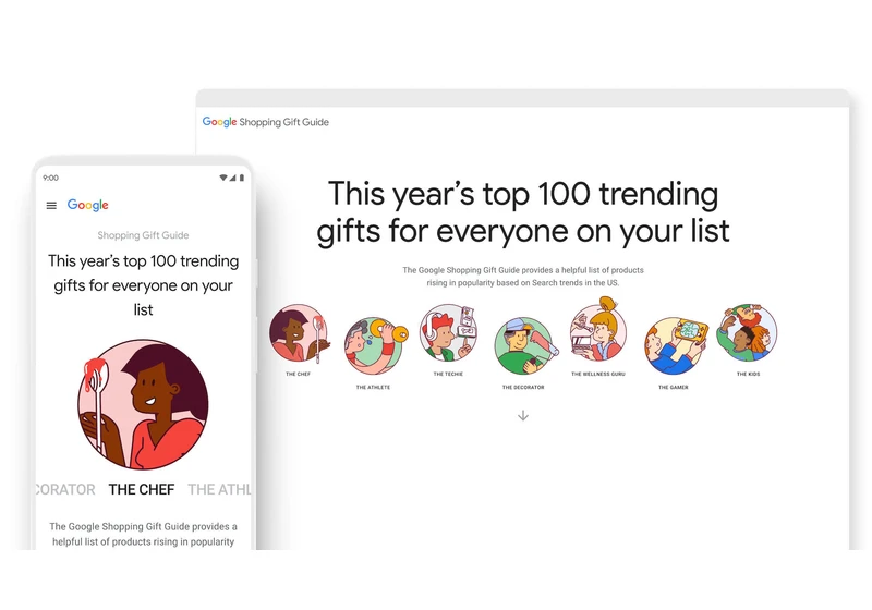 Google’s new holiday gift guide is built to send users to Google Shopping results