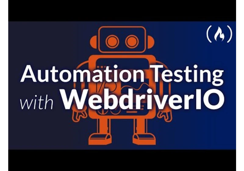 Web App Testing with WebdriverIO - Crash Course