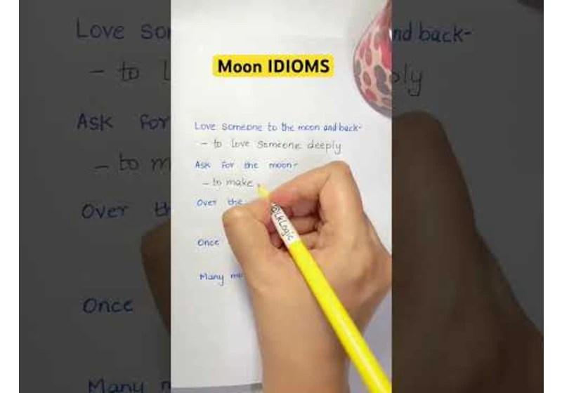 Moon IDIOMS