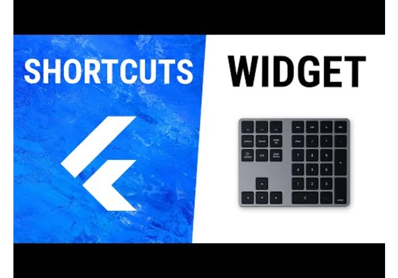 Flutter Shortcuts Widget