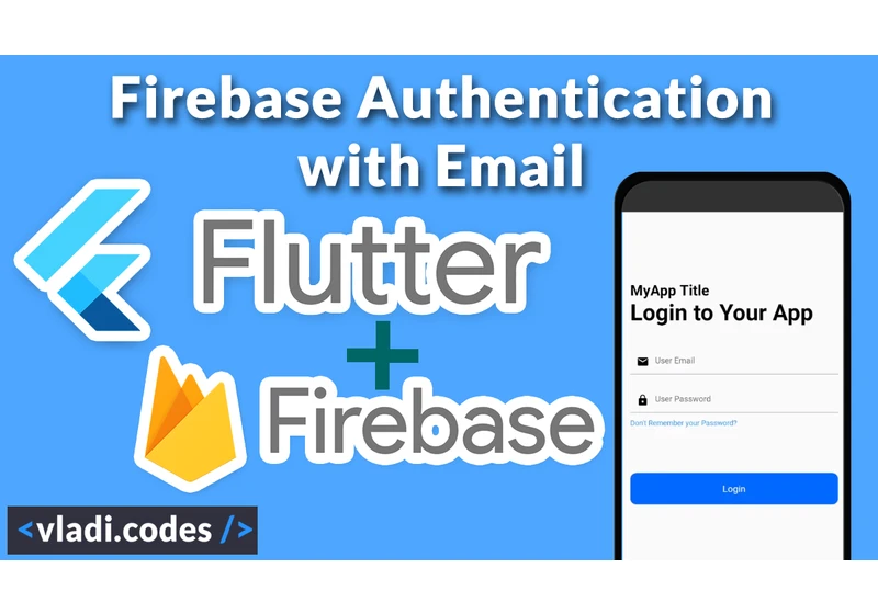 Firebase Authentication with Email - Flutter Login