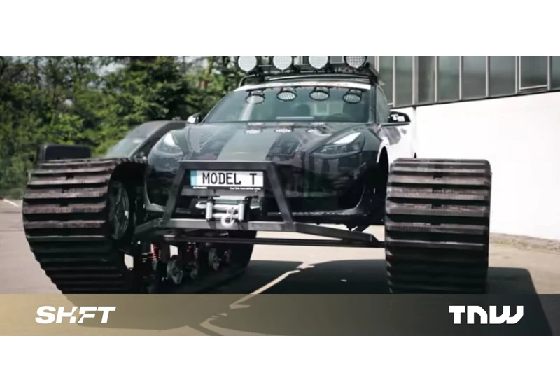 Watch this Tesla transform into a monstrous 6-ton tank