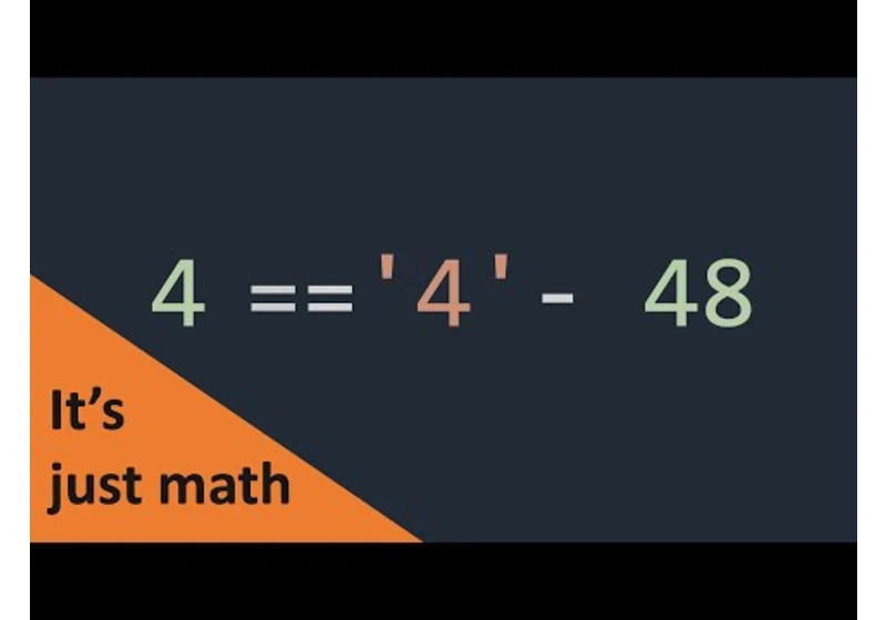 HOW COMPUTERS CAST STRING TO NUMBERS