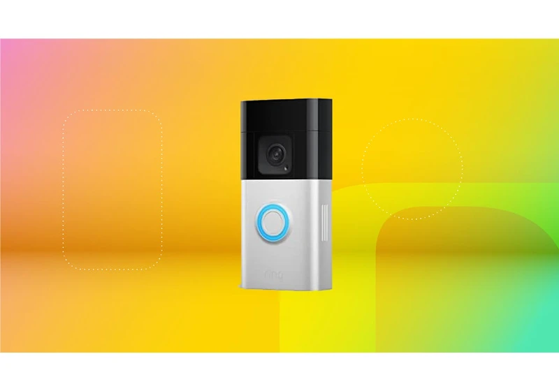 Up Your Home Security With This Ring Battery Doorbell Plus, Now 40% Off at Woot