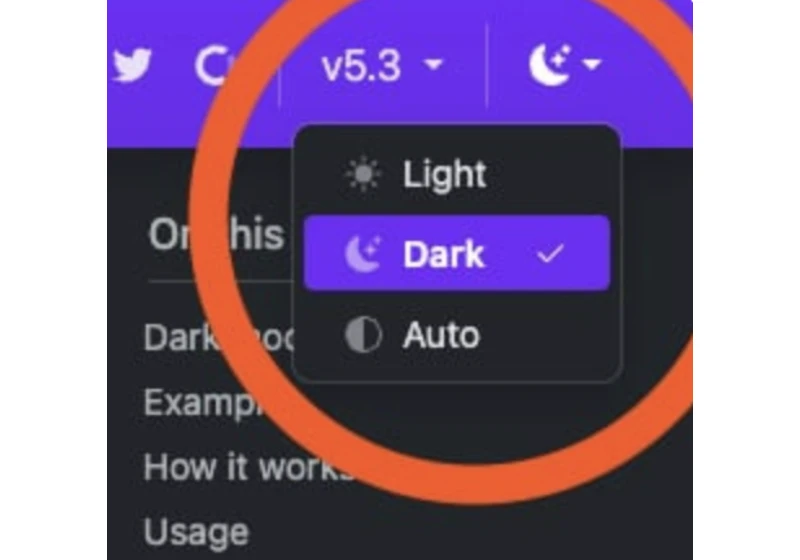 Build a Bootstrap light/dark toggle switch component